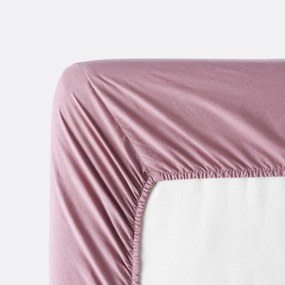 Effen hoeslaken in gewassen katoen, omslag 30 cm, Scenario