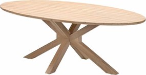 Garden Impressions Luando tuinset 7-delig - Tamako tuintafel ovaal 220x115 cm