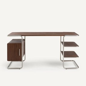 Buisvormig bureau in notelaar, Emlyn