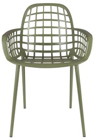 Zuiver Albert Kuip Garden Aluminium Tuinstoel Groen