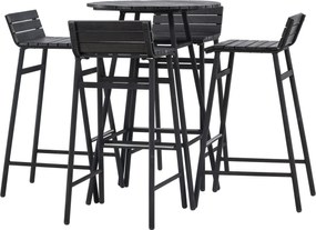 The Outsider Barset - Sem - Zwart - 5 delig - The Outsider