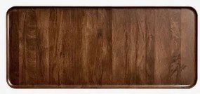 Kivalina Hoofdeinde Van Mangohout Donker Handvat Hout & 160 Cm - Sklum