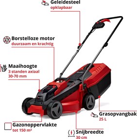 Einhell GE-CM 18/30 Li (1x3,0Ah) Accu Grasmaaier