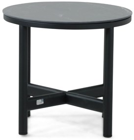 Stoel en Bank Loungeset 5 personen Aluminium/wicker Zwart  Hartman Nice/Terraturn