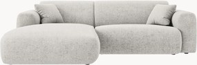 Chenille hoekbank Nolio (3-zits)