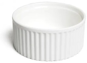 Souffléschaaltje/ ramekin, porselein, Ø 12 cm