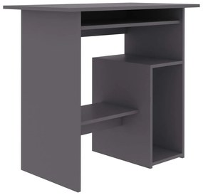 vidaXL Bureau 80x45x74 cm spaanplaat grijs