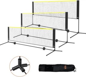 VEVOR 3m Badminton Netset Buiten Draagbaar Volleybal Pickleball Tennisnet