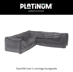 Platinum Aerocover loungesethoes L-vorm 355x275 cm - Rechts