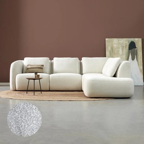 PEPP Interiors Cloud Hoekbank Met Ronde Vormen Ottoman Rechts Beige Ness 15