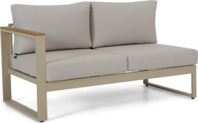 Hoek loungeset 5 personen Aluminium Zand/Beige  Domani Furniture Nordic