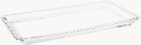 Glazen dienbladen Collier, met parelrand, 6-delig