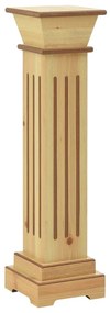 vidaXL Plantenstandaard klassieke zuil vierkant 17x17x66 cm MDF hout