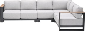 Garden Impressions Malakka loungebank 4-delig - light teak look