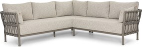 Hoek loungeset 5 personen Rope Taupe Santika Furniture Santika