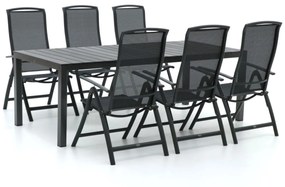 R&S Design Capri/Fidenza 220cm dining tuinset 7-delig verstelbaar