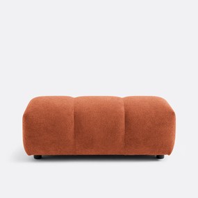 Poef, fluweel reliëf, L109 cm, Nuria