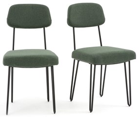 Set van 2 vintage stoelen, Koper