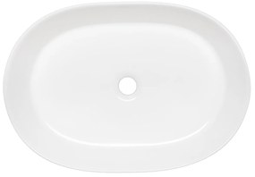 Kerra KR918 waskom rechthoekig glans wit 56x39x14cm