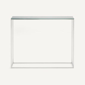 Verchroomde metalen spiegelconsole, MAHAUT