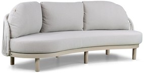 Stoel en Bank Loungeset 5 personen Aluminium/rope Taupe  Santika Furniture Santika