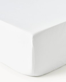 Katoensatijnen hoeslaken Premium