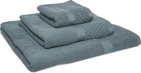 Handdoek Soft Popcorn Collectie – 4 stuks – 70×140 – ijsblauw