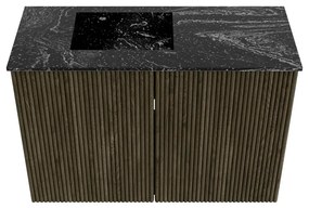 Mondiaz Joya DLux 60cm toiletmeubel shadow met wastafel faye links zonder kraangat lava