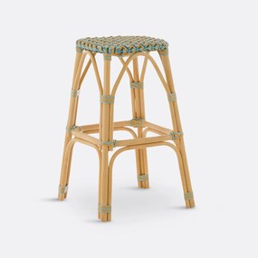 Barkruk in vlechtwerk en rotan H66 cm, Musette