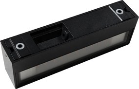 Moderne wandlamp zwart incl. LED IP65 - Steph