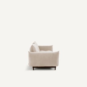 3-zits compacte bank in stoned fluweel, VITORIA