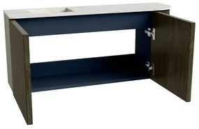 Mondiaz Joya DLux 90cm toiletmeubel ronding rechts shadow met wastafel faye links 1 kraangat ostra