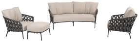 Taste by 4 Seasons Albareto loungeset SALE Loungeset   antraciet weerbestendig