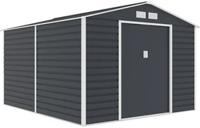 Lahti metalen gereedschapshuis 2,8 x 3,2 m Store Boss antraciet