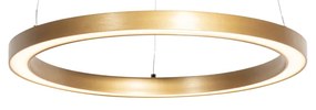 Eettafel / Eetkamer Hanglamp goud 40cm incl. LED 3-staps dimbaar - Girello rond Binnenverlichting Lamp