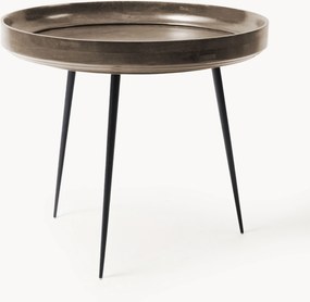 Ronde bijzettafel Bowl van mangohout
