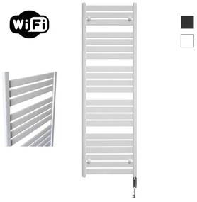 Sanicare HVW - Moda electrische WifiRadiator - 160x60cm - mat wit met thermostaat chroom - rechtsonder HRDWC 601600/W