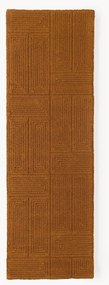 Handgetufte wollen loper Alexia met geometrisch patroon