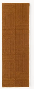 Handgetufte wollen loper Alexia met geometrisch patroon