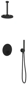 Hotbath Cobber IBS22GN inbouwdouche met 30cm plafondbuis geborsteld nikkel