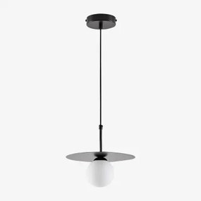 Jorien Plafondlamp Voor Badkamer Met Glazen Bol Zwart - Sklum