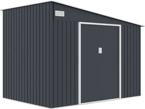 Asker metalen gereedschapshuis 2,8 x 1,9 m Store Boss antraciet