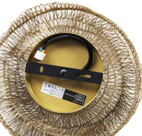 Oosterse plafondlamp goud 25 cm - Vadi