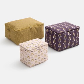 Set van 3 opberghoezen met print, ANDYA