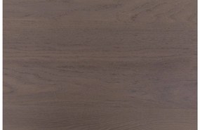 Goossens Salontafel Clear vierkant, hout eiken donker bruin, stijlvol landelijk, 100 x 40 x 100 cm