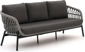 Loungebank Tuin Bellagio   | Rope (touw) | 3 personen | Tuinbank Grijs | 215cm | Incl. kussens | Kees Smit Tuinmeubelen
