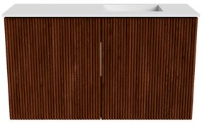 Mondiaz Joya 70cm toiletmeubel ruby met wastafel faye rechts zonder kraangat talc