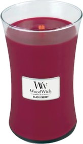 WoodWick geurkaars - Large Hourglass - Black Cherry