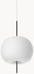 Dimbare hanglamp Kushi, mondgeblazen