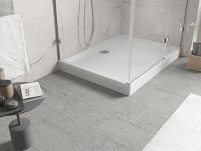 Mexen Flow+ rechthoekige douchebak 90 x 70 cm, wit glans - 46R107090H